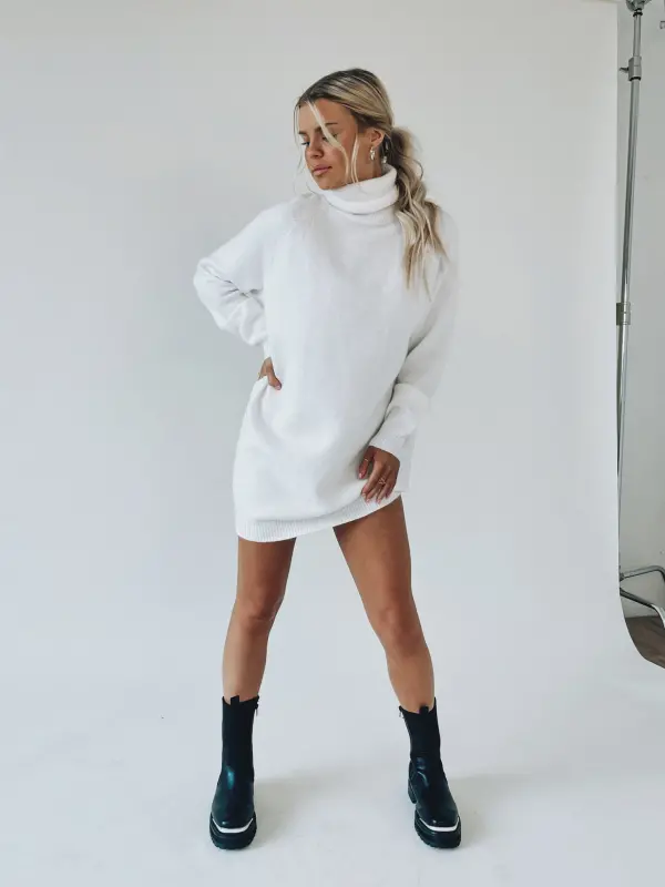 Alivia Turtleneck Sweater Dress